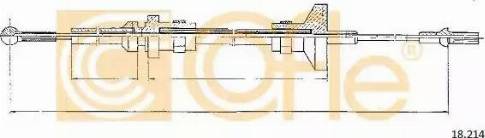 Cofle 18.214 - Cablu ambreiaj aaoparts.ro