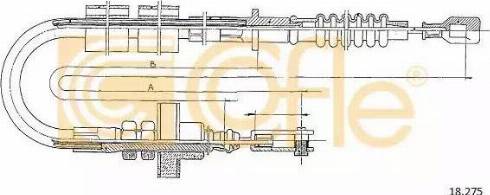 Cofle 18.275 - Cablu ambreiaj aaoparts.ro