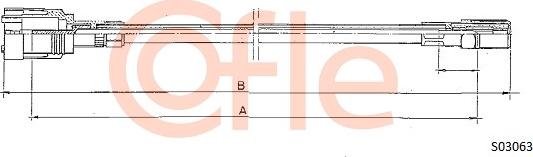 Cofle S03063 - Arbore tahometru aaoparts.ro