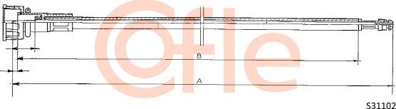 Cofle S31102 - Arbore tahometru aaoparts.ro