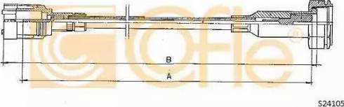 Cofle S24105 - Arbore tahometru aaoparts.ro