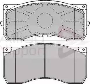 Comline ACV075KPX - Set placute frana,frana disc aaoparts.ro