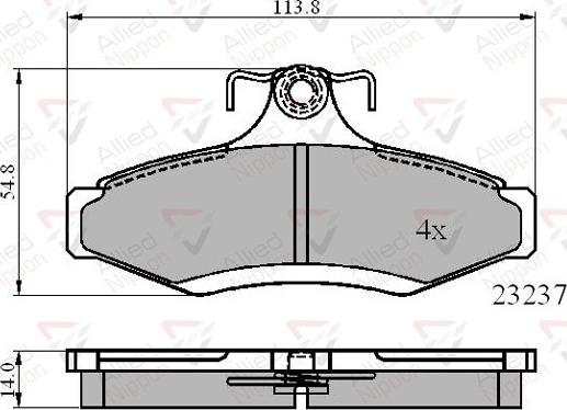 Comline ADB0495 - Set placute frana,frana disc aaoparts.ro