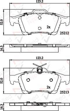Comline ADB01629 - Set placute frana,frana disc aaoparts.ro