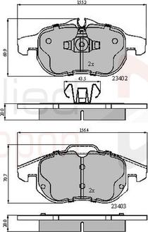 Comline ADB01137 - Set placute frana,frana disc aaoparts.ro