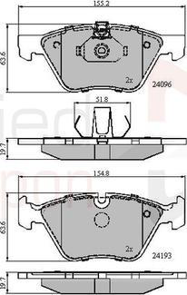 Comline ADB01300 - Set placute frana,frana disc aaoparts.ro