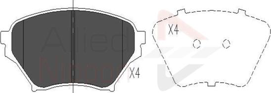 Comline ADB01206 - Set placute frana,frana disc aaoparts.ro