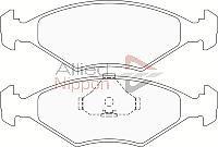 Comline ADB0228 - Set placute frana,frana disc aaoparts.ro