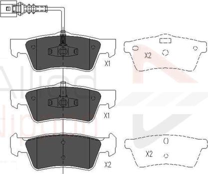 Comline ADB16062 - Set placute frana,frana disc aaoparts.ro