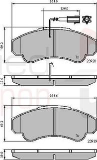 Comline ADB11041 - Set placute frana,frana disc aaoparts.ro