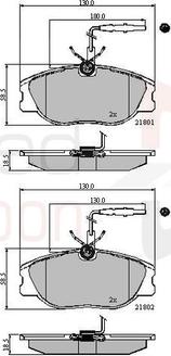 Comline ADB11001 - Set placute frana,frana disc aaoparts.ro