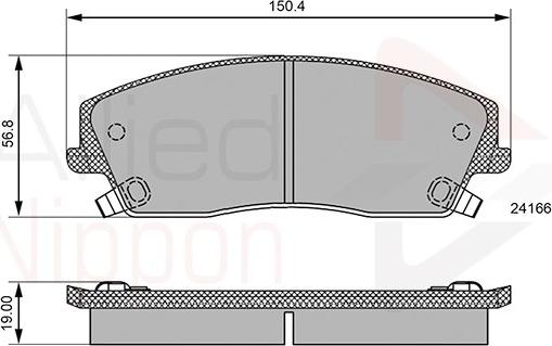 Comline ADB36085 - Set placute frana,frana disc aaoparts.ro