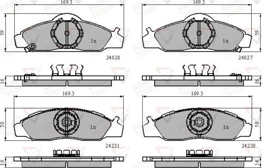 Comline ADB31746 - Set placute frana,frana disc aaoparts.ro