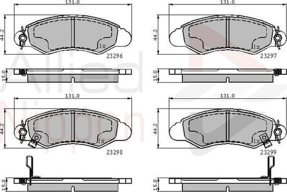Comline ADB3814 - Set placute frana,frana disc aaoparts.ro
