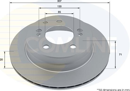 Comline ADC4094V - Disc frana aaoparts.ro