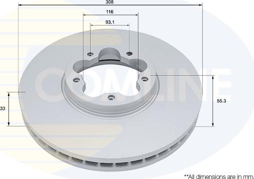 Comline ADC5069V - Disc frana aaoparts.ro