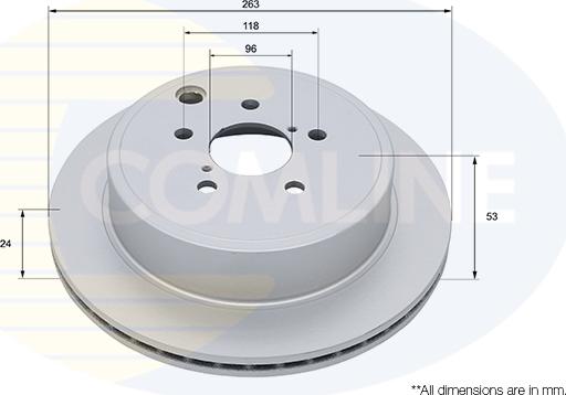 Comline ADC5009V - Disc frana aaoparts.ro
