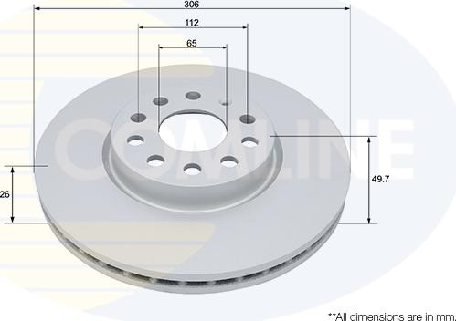 Comline ADC5105V - Disc frana aaoparts.ro