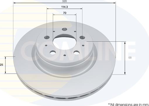 Comline ADC5114V - Disc frana aaoparts.ro