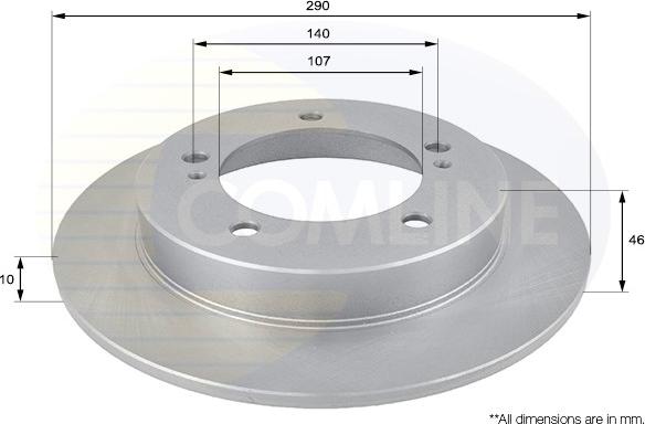 Comline ADC0902 - Disc frana aaoparts.ro