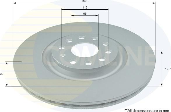 Comline ADC1498V - Disc frana aaoparts.ro