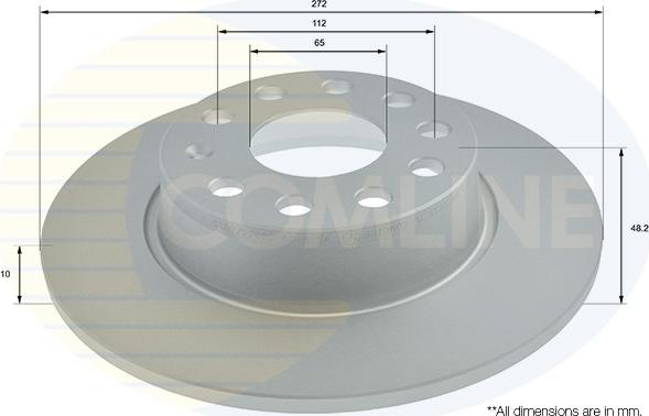 Comline ADC1497 - Disc frana aaoparts.ro