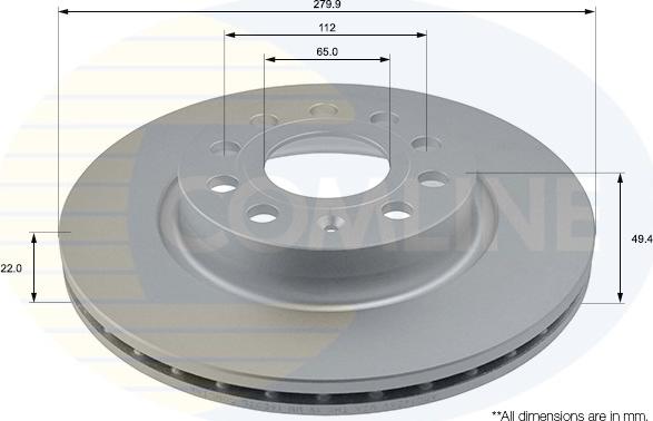 Comline ADC1456V - Disc frana aaoparts.ro