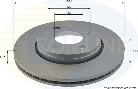 Comline ADC1453V - Disc frana aaoparts.ro