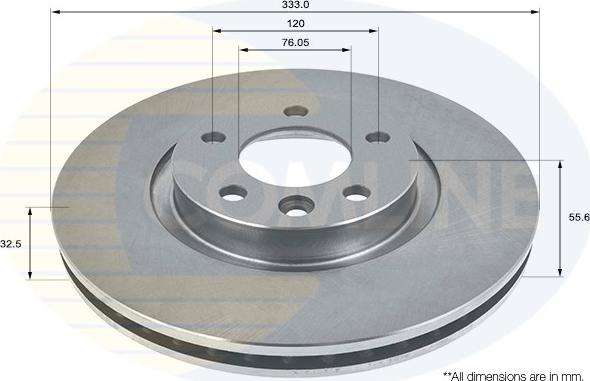 Comline ADC1452V - Disc frana aaoparts.ro