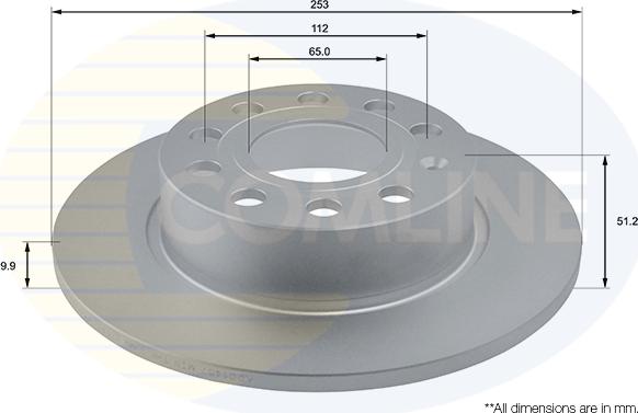 Comline ADC1457 - Disc frana aaoparts.ro