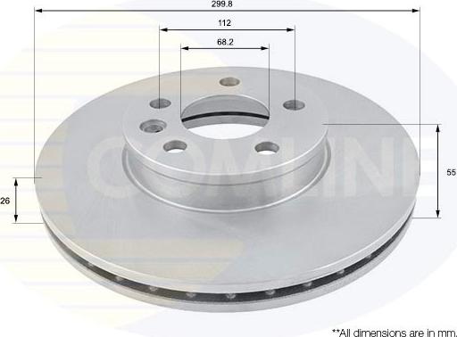 Comline ADC1430V - Disc frana aaoparts.ro