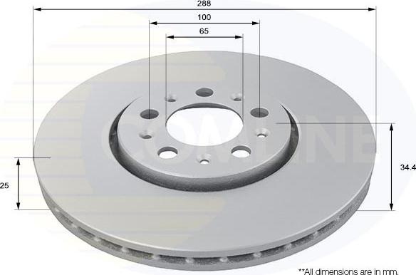 Comline ADC1420V - Disc frana aaoparts.ro