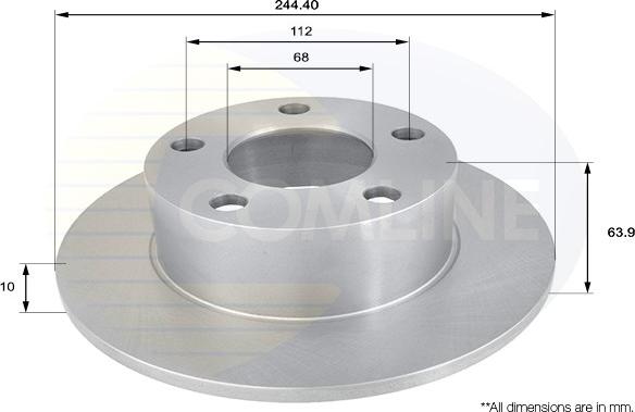 Comline ADC1427 - Disc frana aaoparts.ro