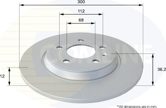 Comline ADC1478 - Disc frana aaoparts.ro