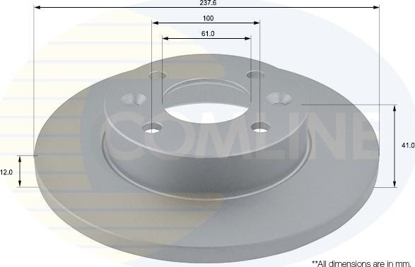 Comline ADC1503 - Disc frana aaoparts.ro