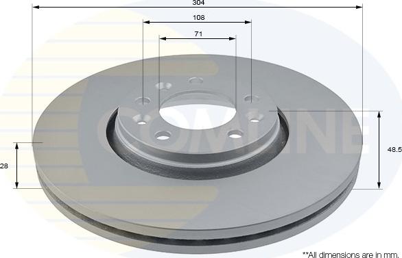 Comline ADC1579V - Disc frana aaoparts.ro