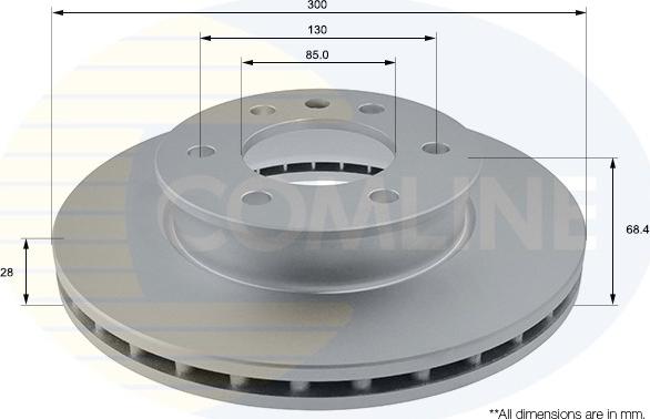 Comline ADC1640V - Disc frana aaoparts.ro