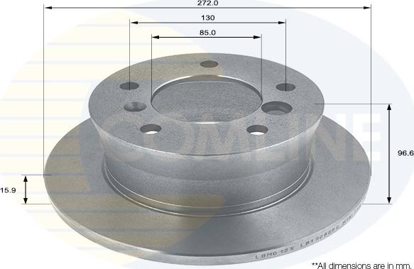 Comline ADC1609 - Disc frana aaoparts.ro