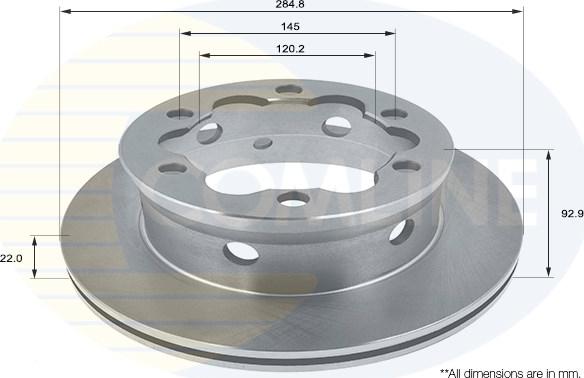 Comline ADC1614V - Disc frana aaoparts.ro