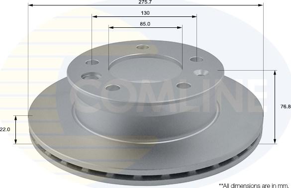 Comline ADC1610V - Disc frana aaoparts.ro