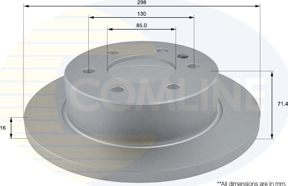 Comline ADC1639 - Disc frana aaoparts.ro