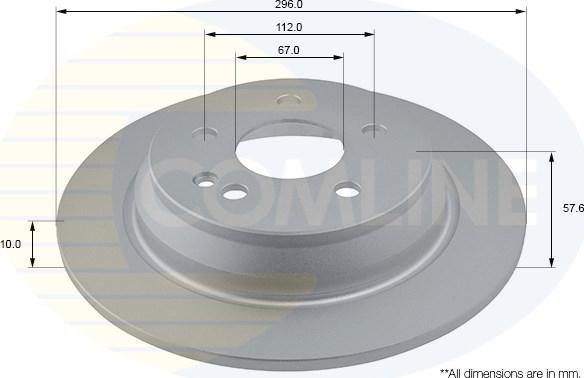 Comline ADC1628 - Disc frana aaoparts.ro