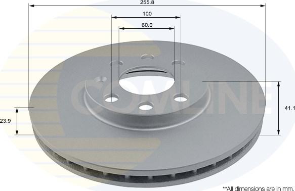 Comline ADC1105V - Disc frana aaoparts.ro