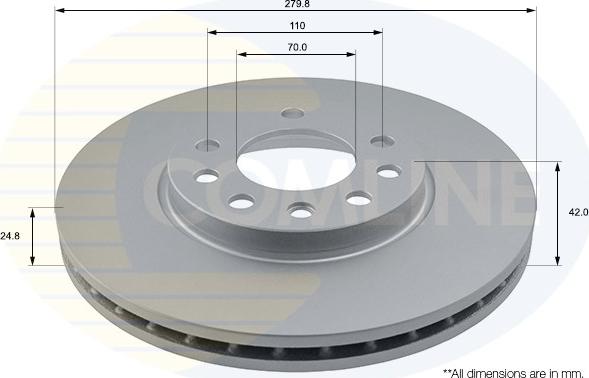 Comline ADC1113V - Disc frana aaoparts.ro