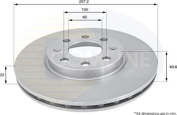 Comline ADC1138V - Disc frana aaoparts.ro