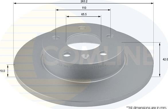 Comline ADC1121 - Disc frana aaoparts.ro