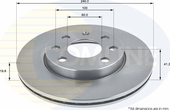 Comline ADC1123V - Disc frana aaoparts.ro