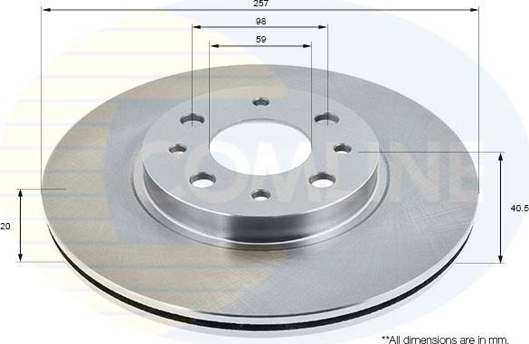 Comline ADC1803V - Disc frana aaoparts.ro