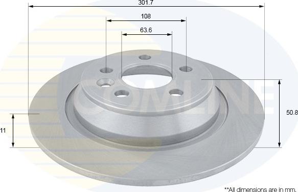 Comline ADC1240 - Disc frana aaoparts.ro