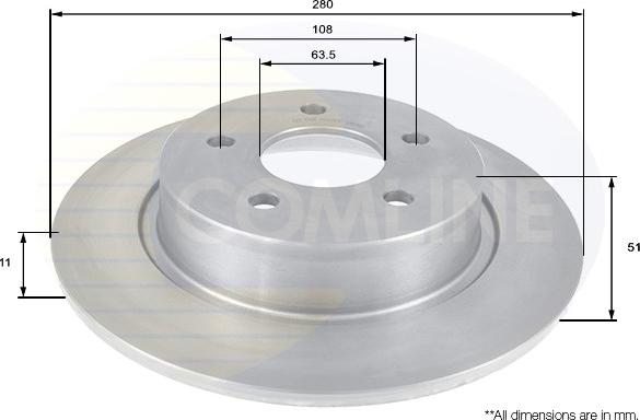 Comline ADC1248 - Disc frana aaoparts.ro